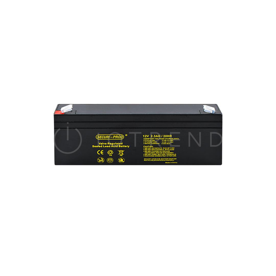 Securi Prod 12V 2.3AH Rechargeable Sealed Lead Acid Battery - IOTREND