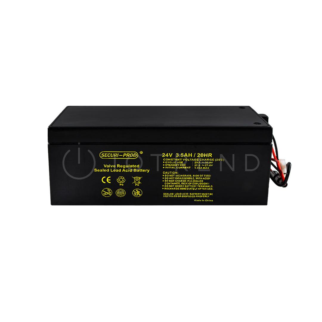 Securi Prod 24V 3.5AH Rechargeable Sealed Lead Acid Battery - IOTREND