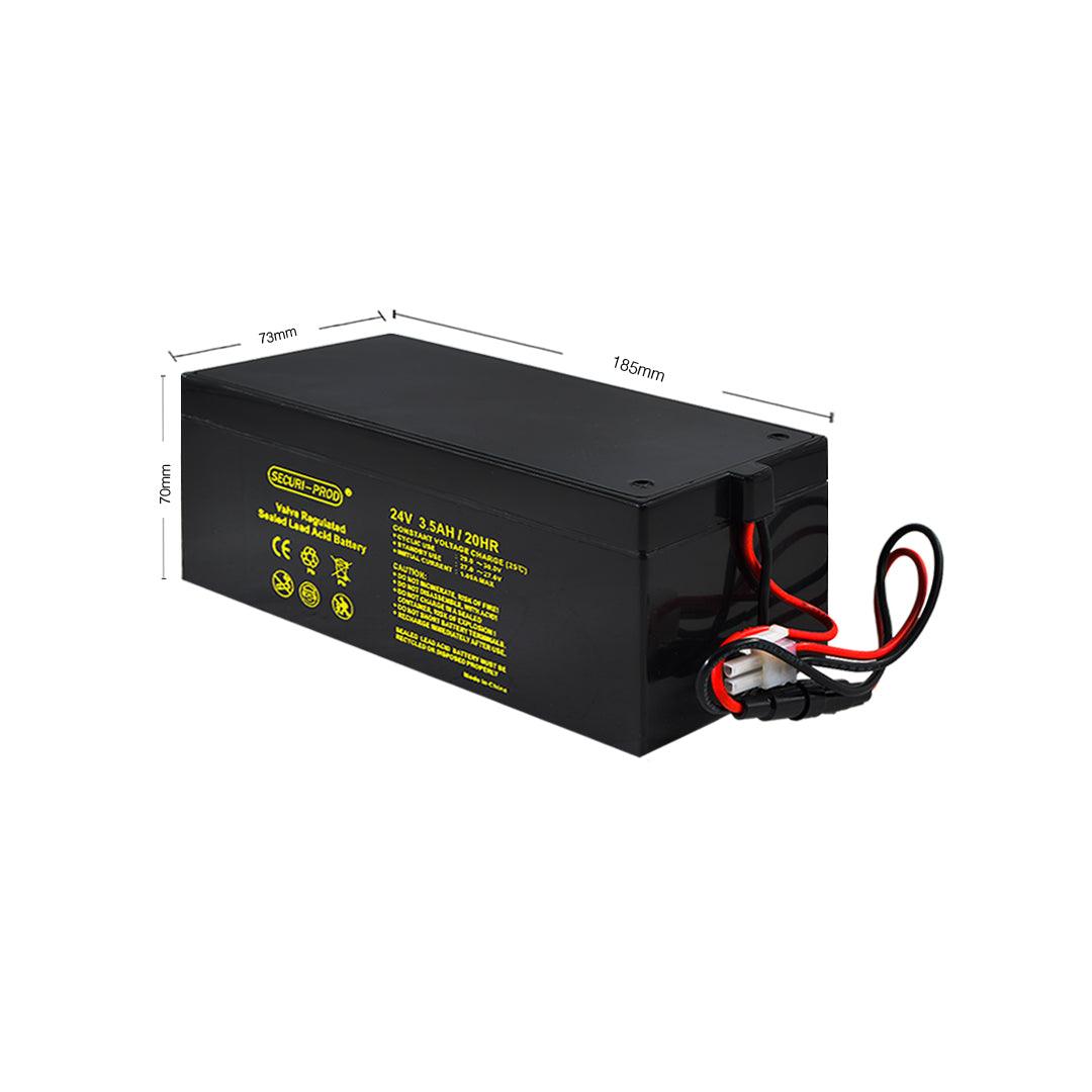 Securi Prod 24V 3.5AH Rechargeable Sealed Lead Acid Battery - IOTREND