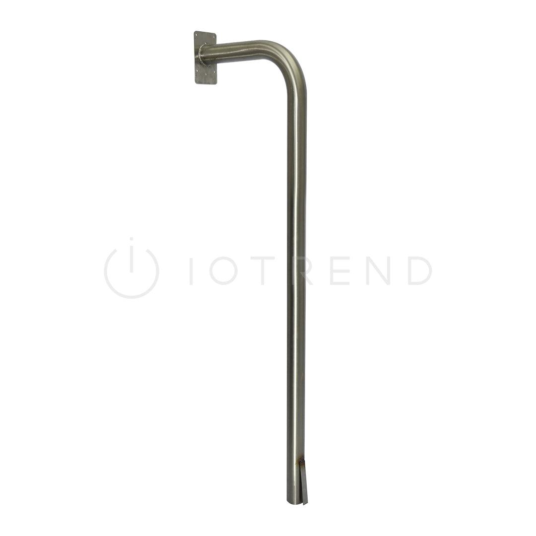 Securi-Prod Gooseneck Stainless Steel Back View - IOTREND